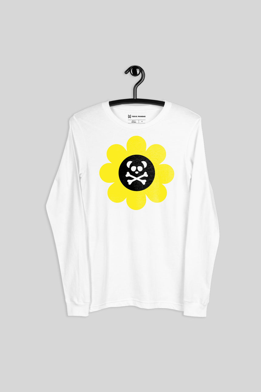 Unisex Flower Long Sleeve T-Shirt