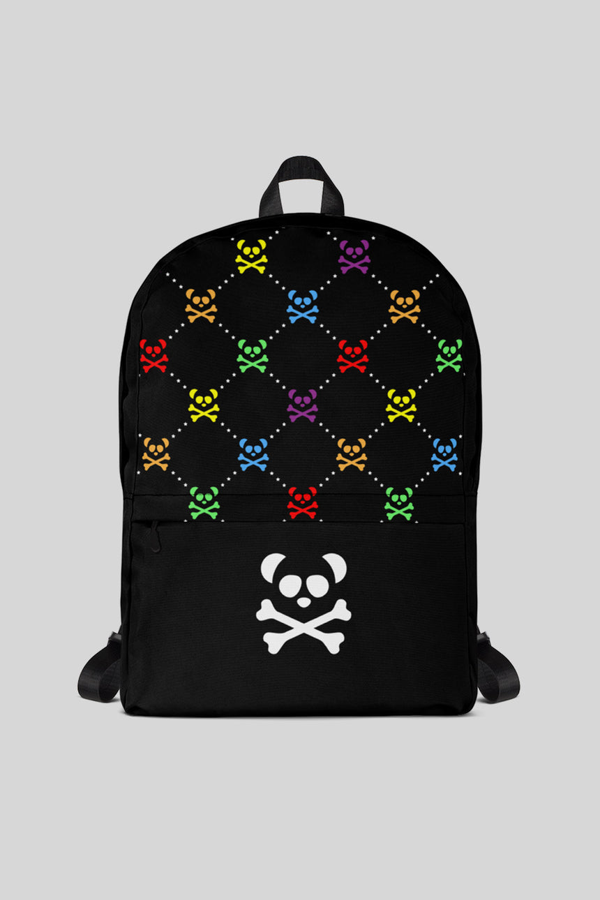 Rainbow Monogram Backpack