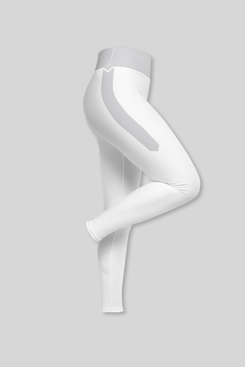 White Bougie Yoga Leggings