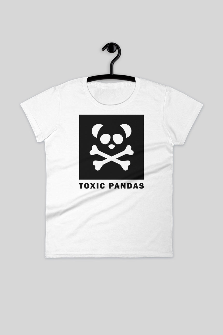 Women's Toxic Pandas Box Logo Short Sleeve T-Shirt - Toxic Pandas