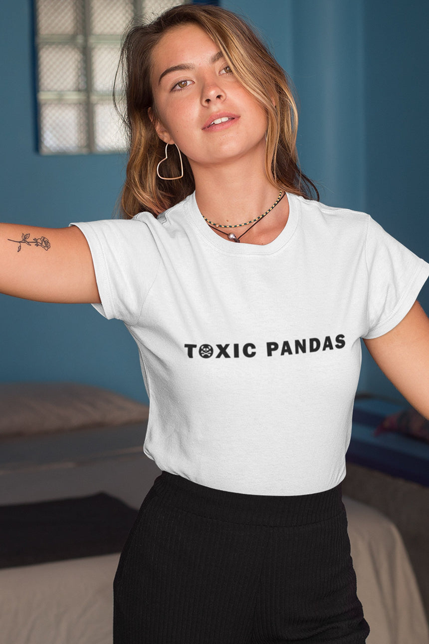 Women's Toxic Pandas Down-to-Earth Short Sleeve T-Shirt - Toxic Pandas