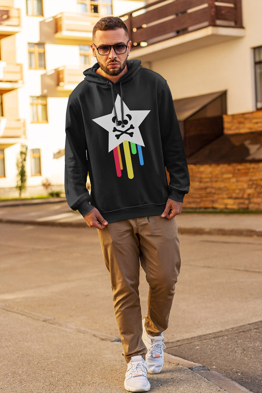Unisex Rainbow Star Premium Hoodie