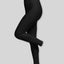 Black Slant Yoga Leggings