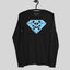 Unisex Diamond Long Sleeve T-Shirt