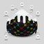 Unisex Rainbow Monogram Drip Face Mask