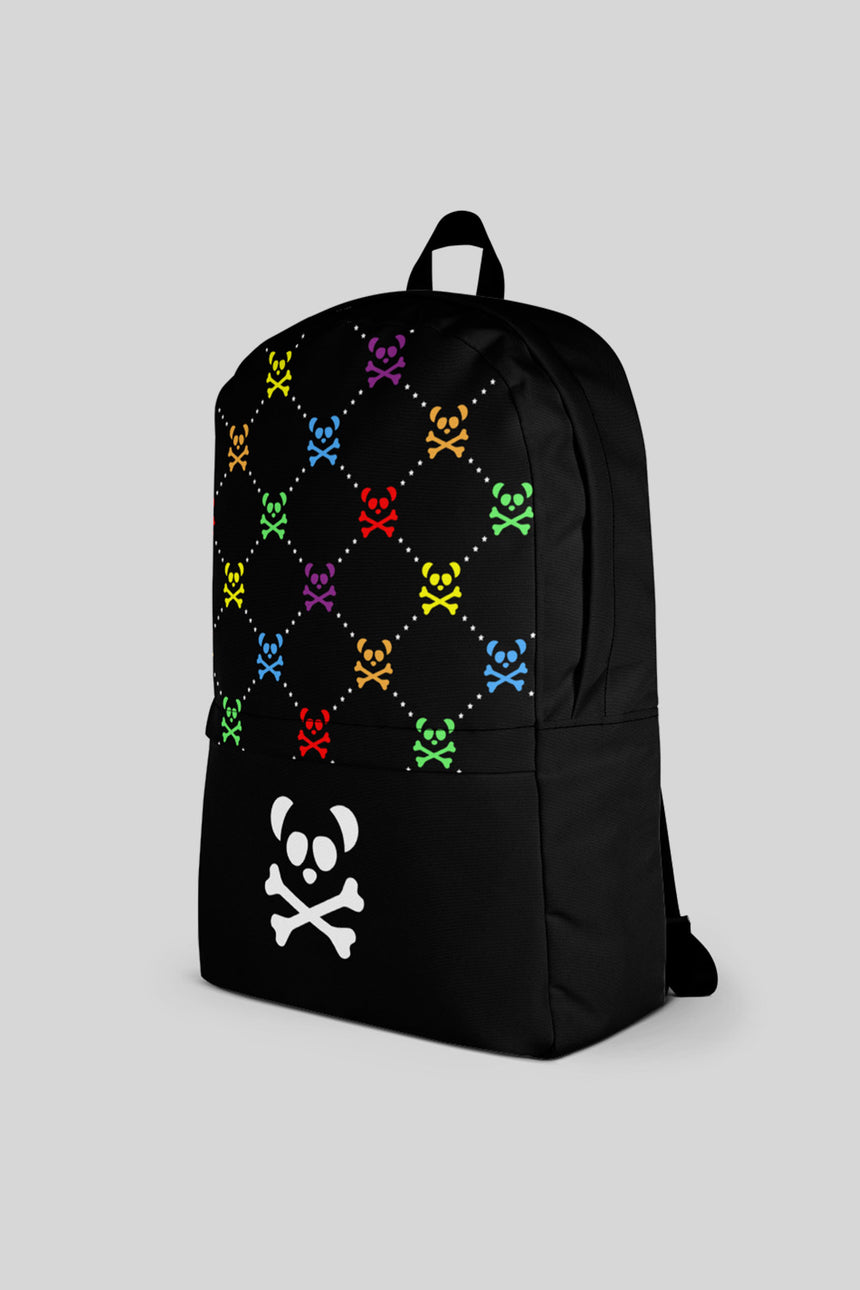 Rainbow Monogram Backpack