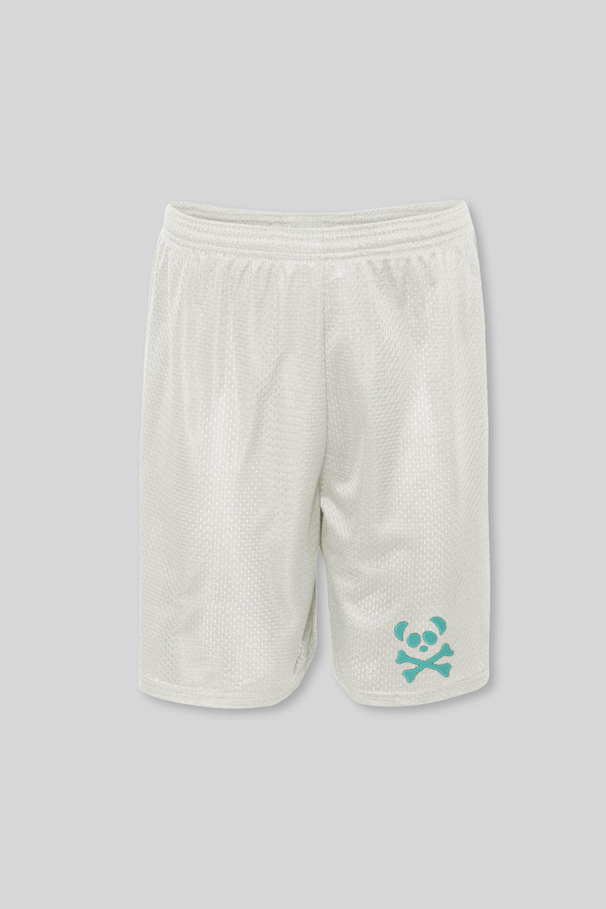 Silver Panther Mesh Shorts - Mint