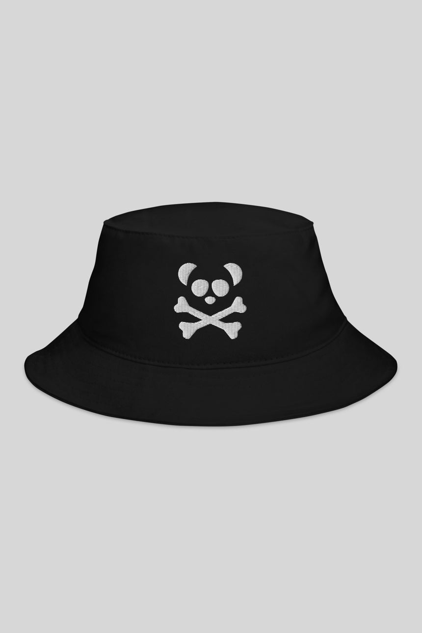 Unisex Panda Skull Bucket Hat