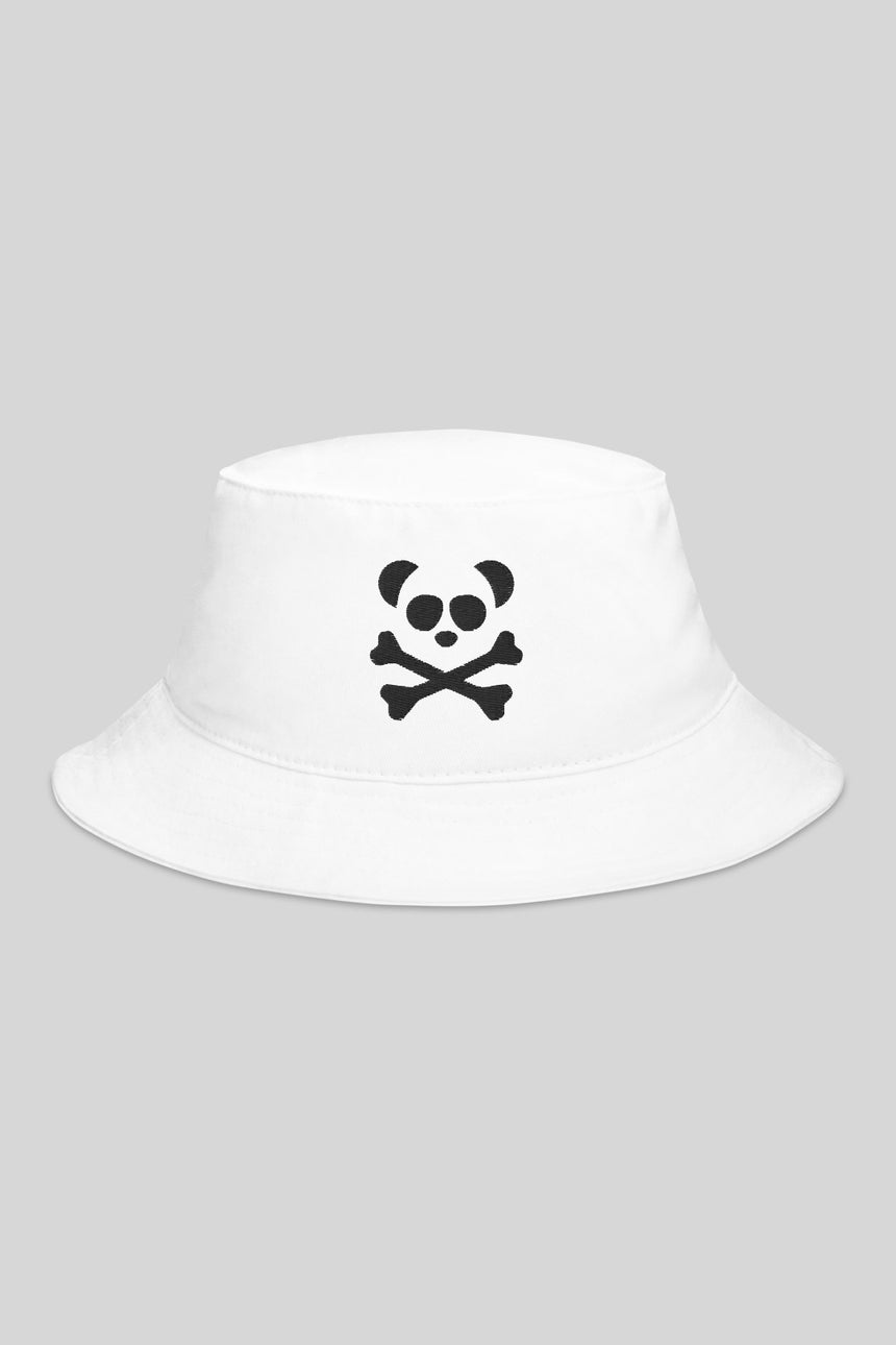 Unisex Panda Skull Bucket Hat